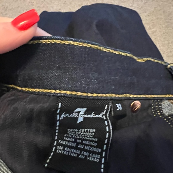 7 for all mankind Dark Blue Women’s Jeans - Picture 3 of 3